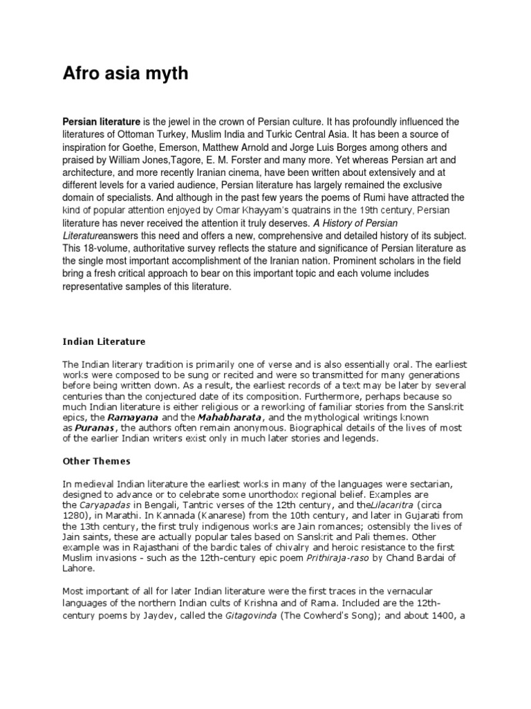 Afro-asian culture image