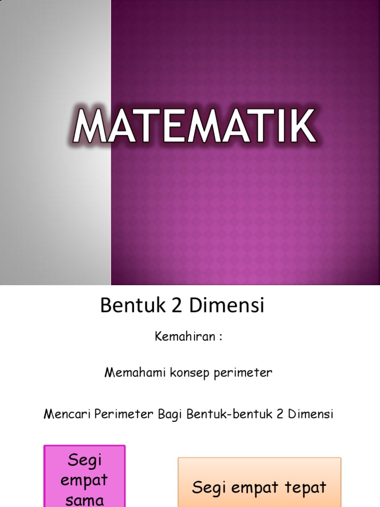 Perimeter | PDF
