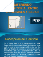 Diferendo Territorial Guatemala-belice