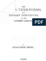 The Roots, Verb-Forms, and Primary Derivatives of The Sanskrit Language