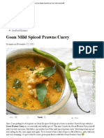 Goan Prawns Curry, Goan Prawns Curry Recipe, Goan Prawns Curry With Coconut Milk