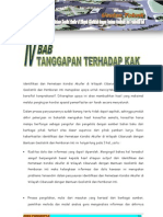 BAB IV Tanggapan Dan Saran THD KAK