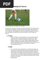 Fartlek Training For Soccer