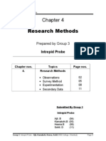 Research Methods: Prepared by Group 3