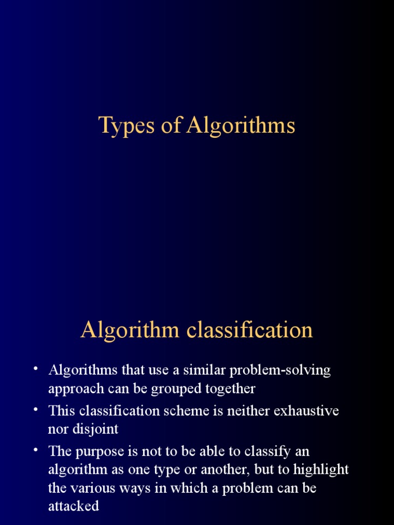 35 Algorithm Types | PDF