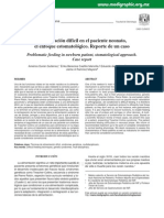 Alimentación difícil en el paciente neonato