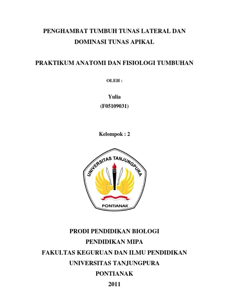 Penghambat Tumbuh Tunas Lateral Dan Dominasi Tunas Apikal (Fix) PDF