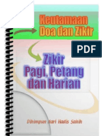 Download Keutamaan Doa Wirid Zikir Pagi Petang dan Harian Mengikut Sunnah by Idayu Salafi SN13821607 doc pdf