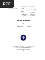 Download Laporan Peralin Spray Drying by Desta Aldinu Pratiwi SN138216966 doc pdf