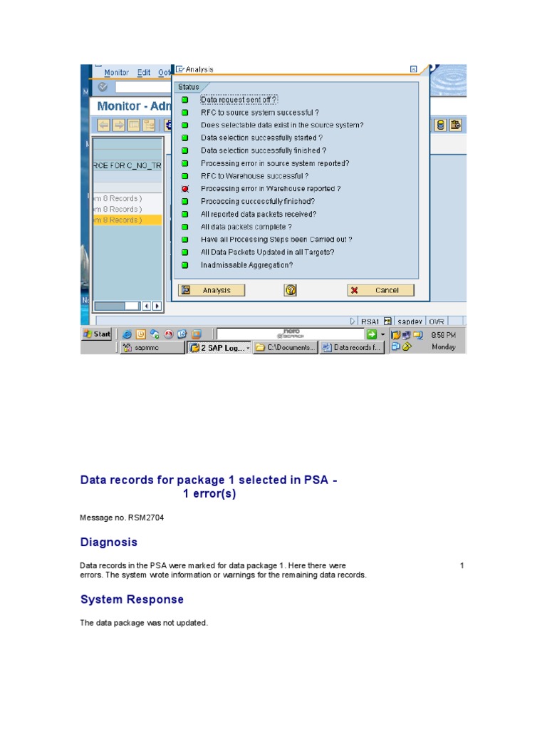 Editing Errors in PSA Data Records | PDF | Areas Of Computer Science ...