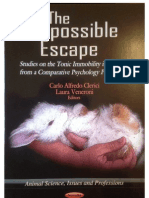 The Impossible Escape. Studies On The Tonic Immobility in Animals From A Comparative Psychology Perspective
