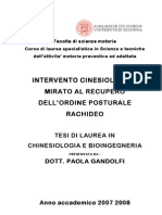 Cinesiologia e Postura