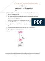 Part - I Refrigeartion & Air Conditioning: Basic Concepts in Refrigeration