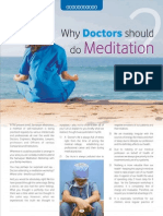Why Doctor's Should Do Meditation?