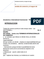 Incoterms Terminos Internacionales de Comercio y El Seguro de Carga