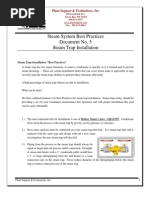 Steam System Best Practices Document No. 5 Steam Trap Installation