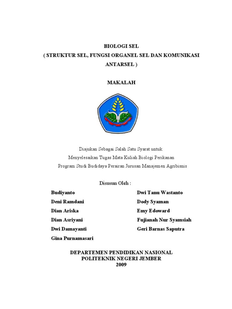 Makalah Sel Biologi Edit