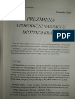 Prezimena U Imotskoj Krajini