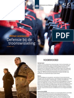 Brochure Troonwisseling Defensie