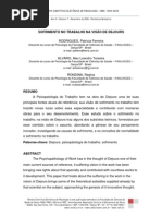 Sofrimento No Trabalho Segundo Dejours