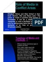 Role of Media in Conflict Areas