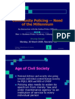 Community Policing -- Need of the Millennium