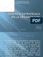 Gerencia Estrategica en La Organizacion 110511150418 Phpapp02