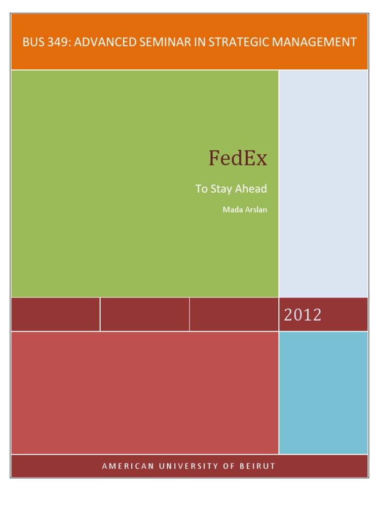 Fedex Strategic Plan : Decoding FedEx Corp (FDX): A Strategic SWOT ...