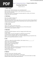 Focusing Eugene Gendlin Pdf