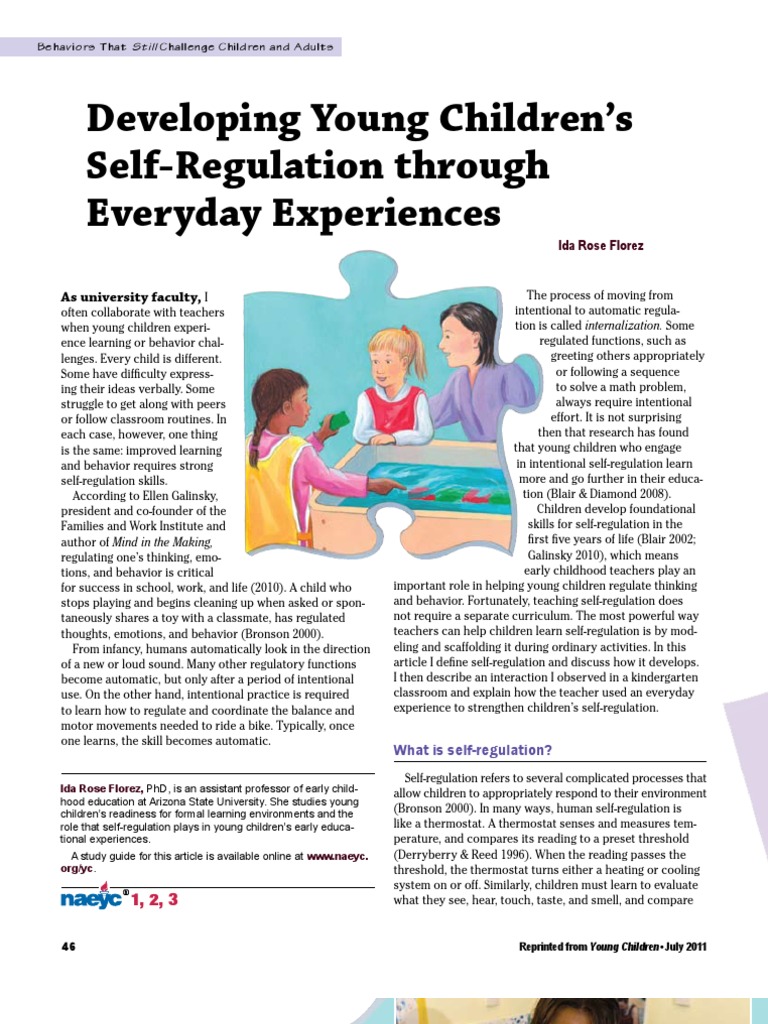 Self Regulation | PDF