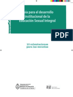 Guia 10 Orientaciones para Las Escuelas - Esi