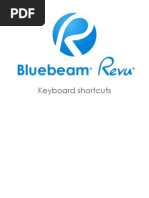 Bluebeam Keyboard Shortcuts