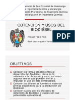 Presentacion-Obtencion y Usos Del Biodiesel