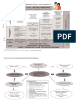 Organizador Visual de La Educacion Peruana - Enfoque de Comunicacion