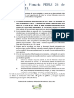 Declaración sobre paro indefinido en la ULS