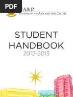 Download UAP Student Handbook 2012-2013 by Philip Peckson SN138299593 doc pdf
