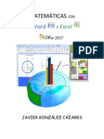 Matemáticas Con Word y Excel Microsoft 2007