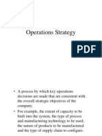 Operations Strategy