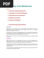 Download Fatty Acid Metabolism by Alyaa SN13830316 doc pdf