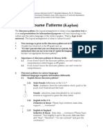 Cultural differences in discourse patterns and their impact on literacy