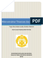 Mikrostruktur Titanium Dan Paduannya