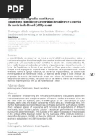 O templo das sagradas escrituras; o Instituto Histórico e Geográfico Brasileiro e a escrita da história do Brasil (1889-1912). Hugo Hrubi
