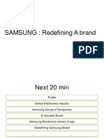 SAMSUNG: Redefining a Global Electronics Brand