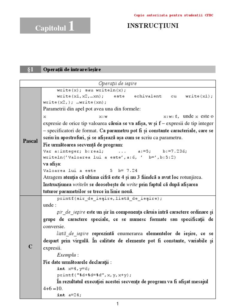 Culegere de Probleme Pentru Orele de Laborator La Informatica | PDF