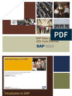 SAP Sales and Distribution Exercise