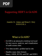 Grads and Hdf5