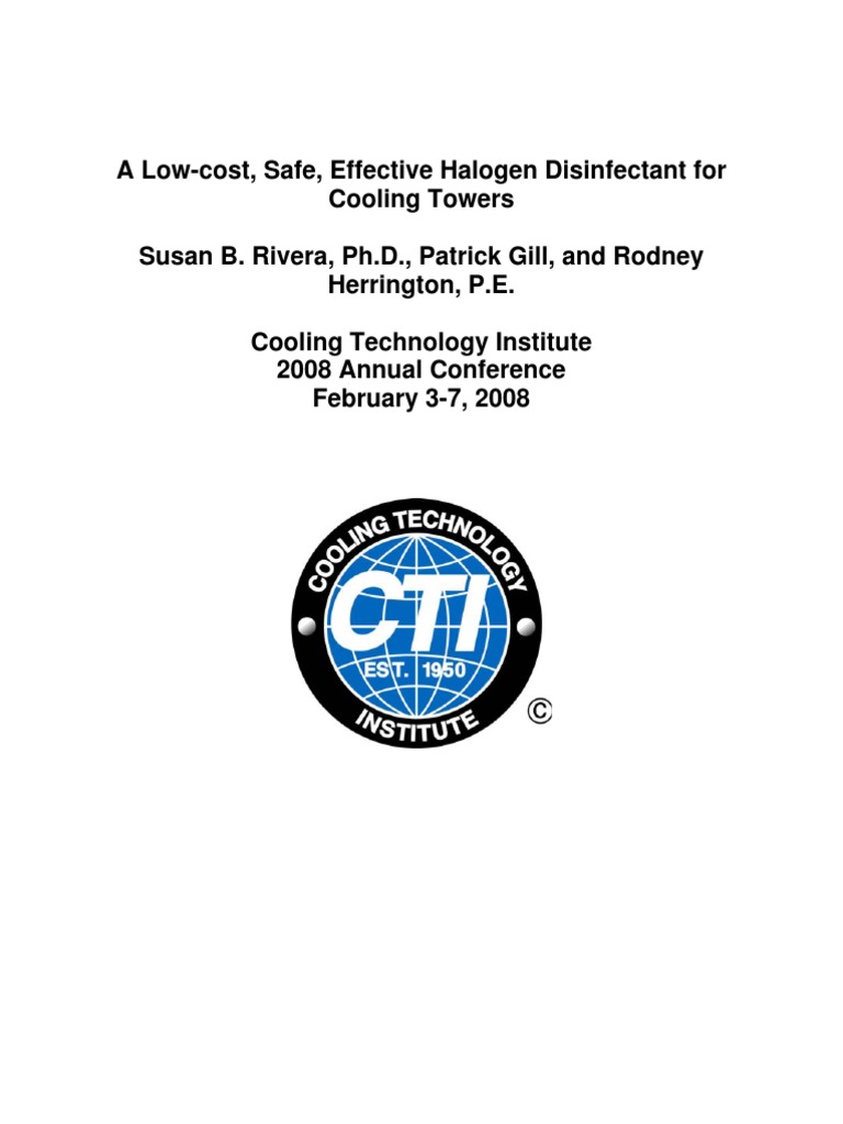 Halogen Disinfection Biofilm Disinfectant