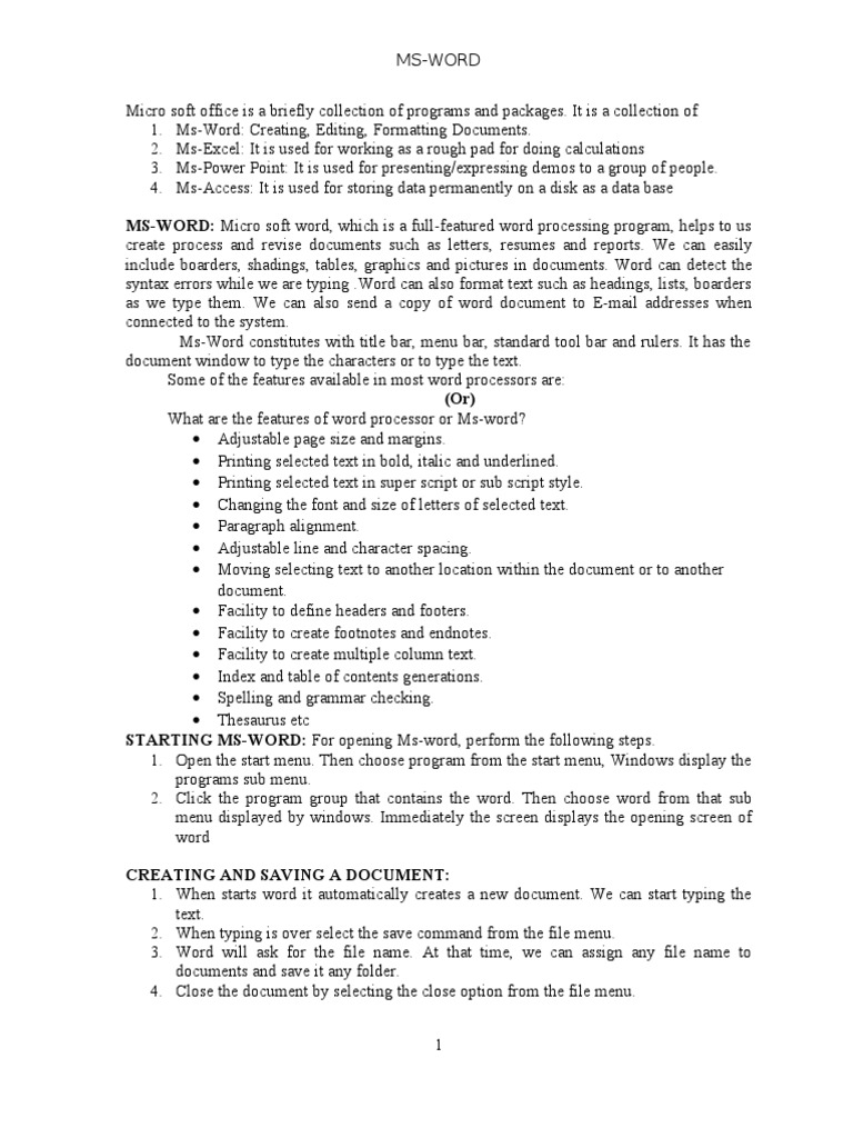 Ms Word Pdf Menu Computing Computer File