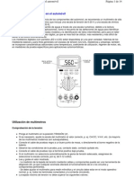 Uso Multimetro Para Electromecanicos