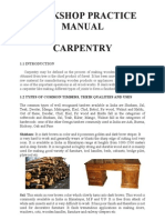 Carpentry Workshop Manual